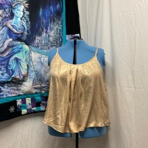 SHEIN Gold Camisole Top